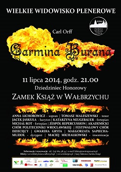 Widowisko plenerowe Carmina Burana na Zamku Książ